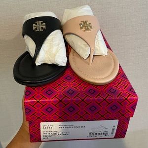 Tory Burch Bundle Jolie Flat Thong Sandals sz 8.5